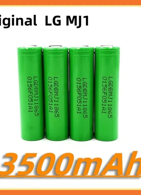 Nuova batteria al litio 18650 3500mAh 3.7v 25A INR18650 MJ1 batteria per elettroutensili ad alta potenza 18650 batteria ricaricabile + caricabatterie - riparo82