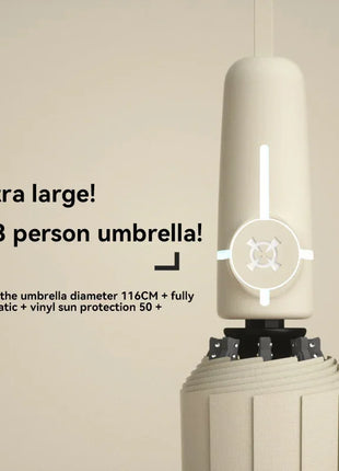 Xiaomi 12 Bone Fully Automatic Umbrella Extra Large Reinforced Wind-resistant Rain-resistant Dual-purpose UV-resistant Mijia - Riparo82