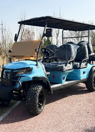 Electric Golf Carts CE Certificate Street Legal Vehicles Adult 60V 72V Lead-Acid Battery And Lithium Battery Optional Powered - Riparo82