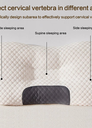 Neck Pillow Help Sleep And Protect The Neck Cervical Orthopedic Household Soybean Fiber SPA Massage Pillow For Sleeping New - Riparo82