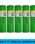 Nuovo LG 18650 Mj1 Batteria Al Litio Ricaricabile 3500MAh 3.7V 25A 18650 Alta Utensili Elettrici Scooter Elettrico Trapano Elettrico Batteria - riparo82