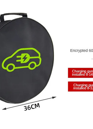 Fireproof EV Car Battery Jumper Cable Bag Electric Vehicles Rechargeable Guns Storage Organizer for Charging Cables Cords Hoses - Riparo82
