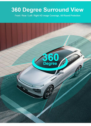 360 Vehicle Camera Panoramic Surround View 1080P AHD Right+Left+Front+Rear View Camera System Of Android Auto Radio Night Vision - Riparo82