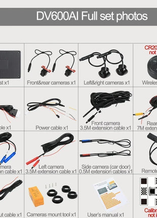Car Camera For Audi Q5 2010-2025 360° Panoramic AI 3D Bird Around View 1080P DVR System Dashcam Car Electronics Accessorie - Riparo82