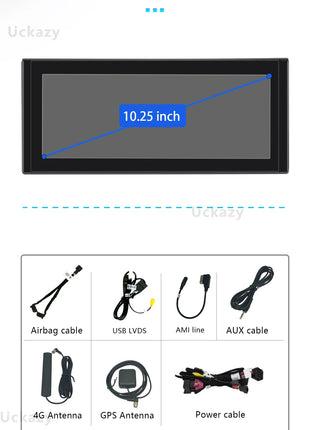 10.25 "Android 14 Wireless Carplay Multimedia For AUDI A1 2012-2018 Car Radio Video GPS Navigation Stereo Screen Head Unit 4G - Riparo82