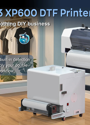 Stampante A3 DTF/Stampante A3 XP600 DTF/Stampante A4 L805 DTF Macchina da stampa per magliette per stampante a trasferimento diretto in legno metallico