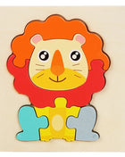 Set di puzzle in legno per bambini Montessori Giochi per bambini per bambini Giocattoli educativi e per l'intelligenza 1 2 3 4 anni - riparo82