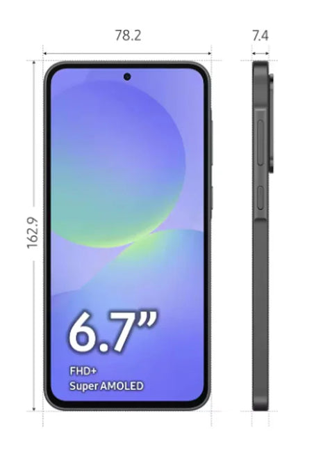 Samsung galaxy a36 5g - 8gb + 128gb 50mp fotocamera 6.7" schermo Samsung portafoglio sottile vetro posteriore batteria 5000mah IP67