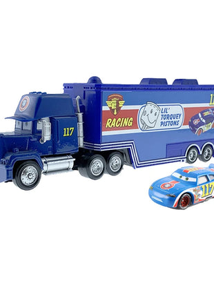 Auto 2 Mack Truck Pixar auto da corsa Lightning McQueen Jackson Storm mini Car 1 3 collezione Pressofuso Giocattolo in metallo Regalo per il regalo del capretto - riparo82