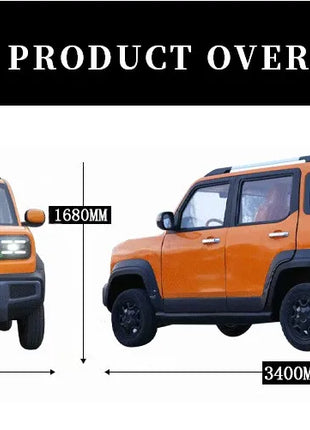 Electric car new maintenance-free low-speed car 4-seat fully enclosed electric mini car - Riparo82