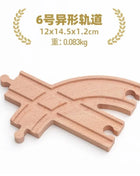 NUOVA binario ferroviario in legno tutti i tipi biforcazione biforcazione binario in legno di faggio accessori adatti per binari in legno Thomos giocattolo - riparo82