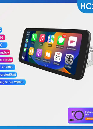 10.33inch 1 DIN Universal Android Car Radio Multimedia Video Player Rotatable Auto Touch Screen DSP Carplay Headunit WIFI 7862