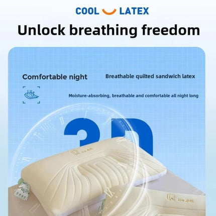 Four Season Ice Silk Soft Sleep High Pillow Supports Protects The Neck Used Side Sleeping Cotton Pillows For Bedrooms Offices