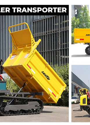 Mini Autocarro Cassone Ribaltabile 800kg - Trasportatore Cingolato Agricolo - riparo82