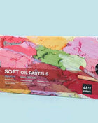 12-48pcs of Ultra-Soft Oil Painting Stick Set, Washable Macaron-Colored Crayons for Graffiti And DIY Art.