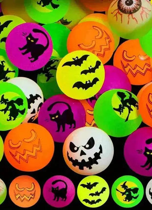 20/40Pcs Halloween Party Kids Gift Plastic Pumpkin Boxes with Glow in The Dark Bouncy Balls Trick or Treat Favors Goodie Fillers - Riparo82