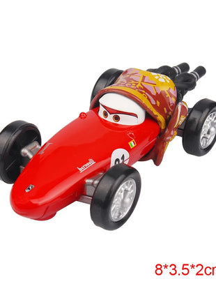 Disney Pixar Cars 2 3 Pressofuso in metallo Veicolo Saetta McQueen Mater Jackson Storm Miss Fritter Auto Giocattolo Giocattoli per bambini Regali di Natale - riparo82