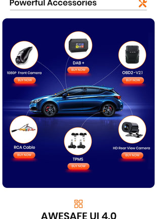 AWESAFE PX9 Car Radio Autoradio for Audi A3 8P 2003 - 2013 Wireless Carplay Screen Android Auto Stereo GPS France - Riparo82