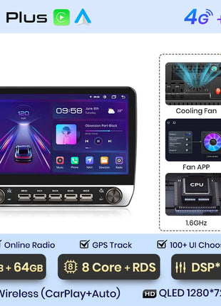 Junsun For Fiat Ducato 2006 2007 2008 -2013  Car Radio Multimedia Navigation 2 din Android 2din Autoradio CarPlay Stereo - Riparo82