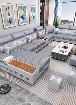 Divani da soggiorno di design nordico Divano da pavimento in pelle Divani replica reclinabili Decorazioni rilassanti Balcone Muebles Mobili per hotel