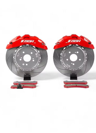 Kit freno professionale a 6 pistoni da corsa modificato IC5 330/345/355/378mm kit freno grande adatto per BMW e Audi
