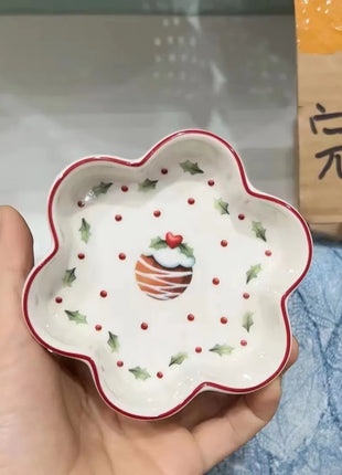 Tedesco V Bao stoviglie biscotti di natale piatto piatto piatto rettangolare piatto tazza piatto per insalata piatto da Dessert piatti porta frutta - riparo82