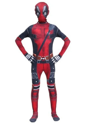 Costume cosplay Deadpool per bambini Regali da supereroe Tuta Deadpool Costumi per bambini Supereroi Vestito per bambini Costume per bambini di Halloween