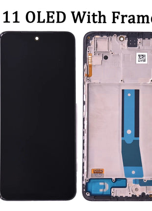 Per Xiaomi Redmi Note 11 Display LCD Nota 11 2201117 Digitalizzatore in vetro touch screen TG per Redmi Note 11S LCD con cornice - riparo82