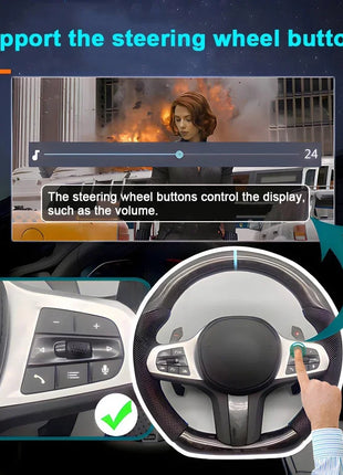 2 din Android 14 10.1 inch Universal Car Radio Stereo Rotate Touch Screen Wireless Carplay android auto GPS WIFI 4GLTE autoradio - Riparo82