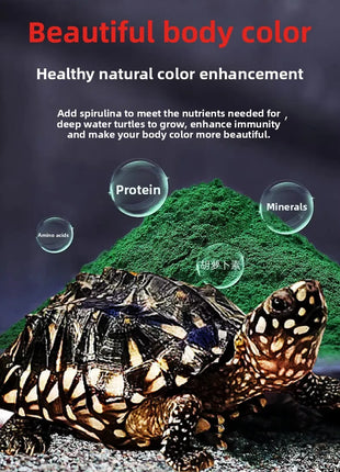 yeeb Aquatic Turtle Food - High Protein Sinking Pellets for Musk, Razorback & Deep Water Turtles - Riparo82
