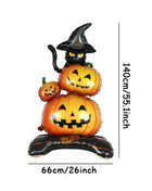 1pcs Halloween Giant Pumpkin Skeleton Standing Balloon House Witch Dead Tree Inflatable Foil Ballon Halloween Party Deco Supplie - Riparo82
