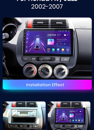 Junsun Wireless CarPlay Android Auto Car Radio for Honda Fit Jazz City 2002 2003 2004-2007 RDS GPS 4G WIFI Multimedia autoradio - Riparo82