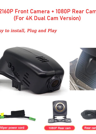 Dash Cam 4K For Volvo XC70 V70 V60 S60 S60L S80L 2011-2017 Car DVR Dashcam Camera Video Recorder,Car Accessories - Riparo82