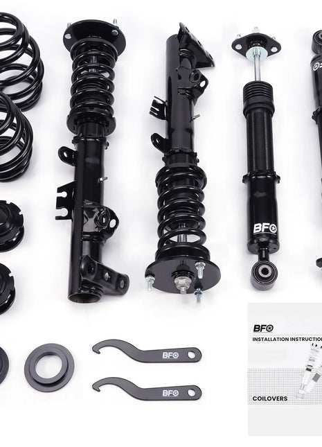 4x Coilovers per BMW Serie 3 E36 Coupé 2WD 1991-1999 Sospensione anteriore posteriore