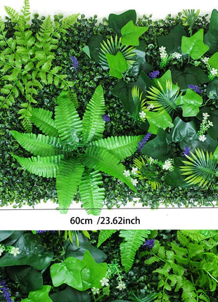 Artificial Plants Grass Wall Panel Boxwood Hedge for Indoor Outdoor Home Garden Vertical Decoration Fake Plant Grass Wedding