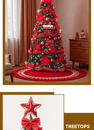 1.5M-2.25M Albero di Natale Allungabile PVC Floccato Albero di Natale Premium Denso Pino Artificiale Salvaspazio Pieghevole Ornamenti natalizi