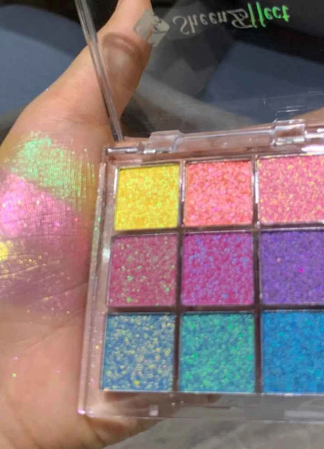 Sheeneffect Chameleon Chrome Eyeshadow Palette 9 Colors High End makeup Cosmetics