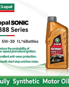 Lopal SONIC 9388 5W-30 A5/B5 1L * 6 boot Olio motore per auto Protezione avanzata Lubrificante 6L Olio motore completamente sintetico per camion auto