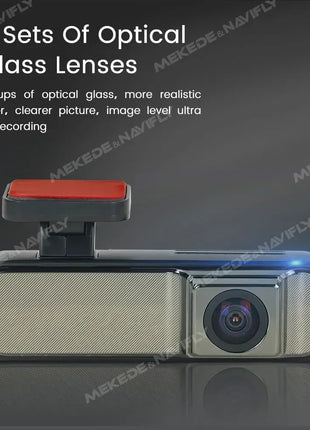 HD Dash Cam 1080P Car Recorder Dual Camera Vehicle Drive Auto Video DVR Android Wifi Smart Connect USB 24H Parking Monitoring - Riparo82