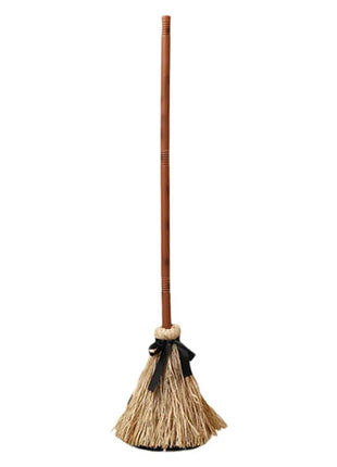 Floating Witch Broom Halloween Holiday Party Decoration Props Haunted Animation Dance Broom Home Decorations - Riparo82