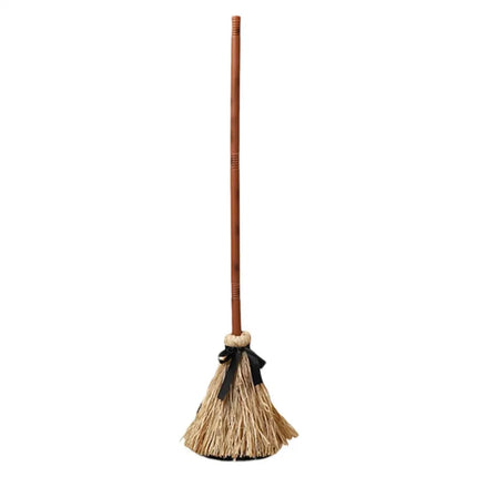 Floating Witch Broom Halloween Holiday Party Decoration Props Haunted Animation Dance Broom Home Decorations
