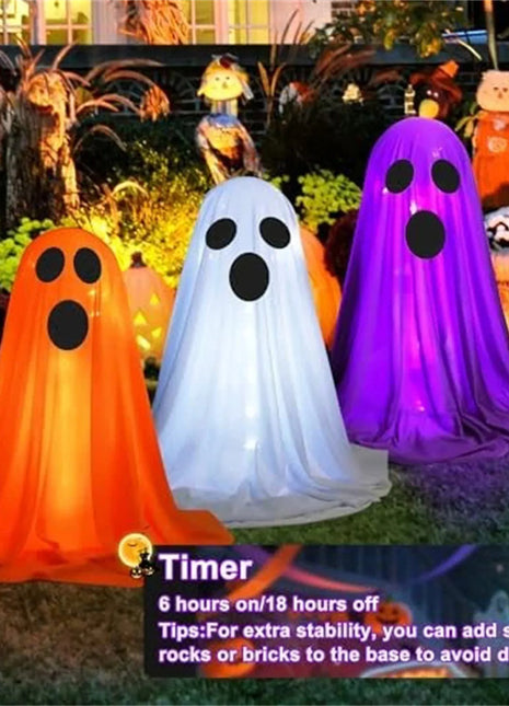 Halloween Decoration Small Ornaments Desktop Home Decoration Accessories Outdoor Ghost Festival Luminous Horror Scary - Riparo82