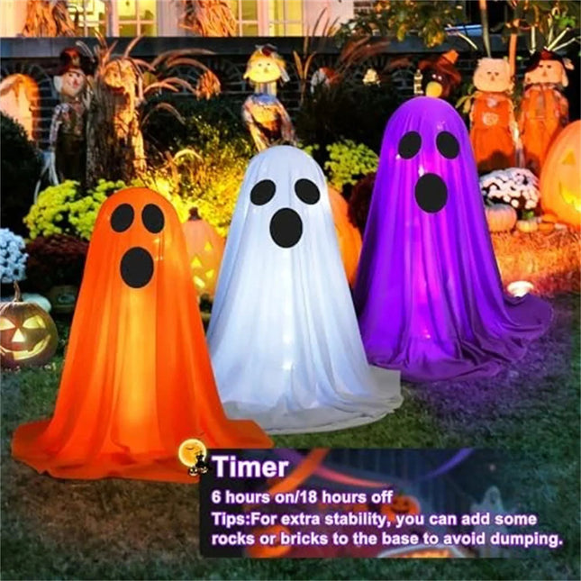 Halloween Decoration Small Ornaments Desktop Home Decoration Accessories Outdoor Ghost Festival Luminous Horror Scary