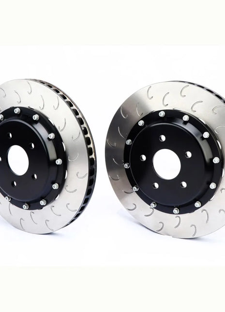 Dicase cappello centrale anteriore e disco freno posteriore staffa in alluminio 355*28mm per bmw e92