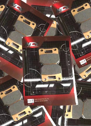 Pastiglie freno sinterizzate in metallo rame ad alte prestazioni per moto per pinza freno di montaggio Adelin/Rpm/Frando/Brembo 82/84/40/100mm