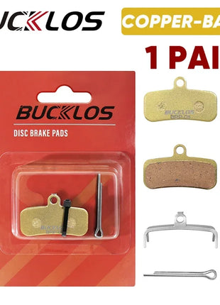 BUCKLOS MTB Pastiglie Freno A Disco per SHIMANO D02S Pastiglie Freno Idraulico In Metallo A Base di Rame Pastiglie Freno Per Mountain Bike per M9120 M820 M810