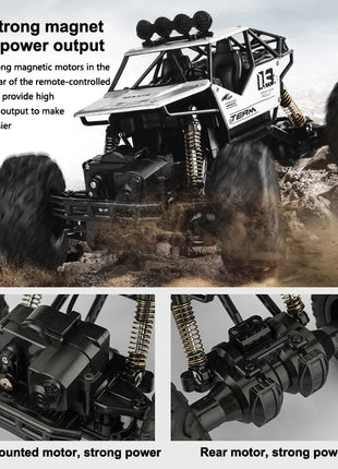 ZWN 1:16 4WD RC Auto 2.4G Radio Auto telecomandate Buggy ricaricabile 4x4 Camion telecomandati fuoristrada Ragazzi Giocattoli per i regali dei bambini