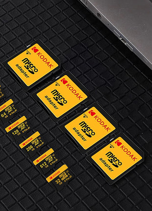Scheda di memoria Micro Sd originale Kodak Scheda SD da 64 GB 128 GB Scheda Flash Micro SDXC Class10 Scheda di memoria SD da 256 GB 32 GB per la registrazione della fotocamera