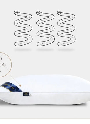 Sleeping Pillows for bedroom double top bed stuffed Hotel Five-star viscoelastic soft orthopedic pillow 48*74 extension Cushion - Riparo82