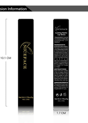 NICEFACE Nude Liquid Lipstick Ultra Matte Velvet Long Lasting Women Beauty Red Nonstick Cup Waterproof Lip Gloss Lips Cosmetics - Riparo82